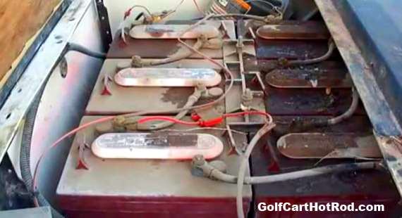 How To Clean Golf Cart Batteries Safely And Easily Without ... club car ds wiring diagram 48 volt 